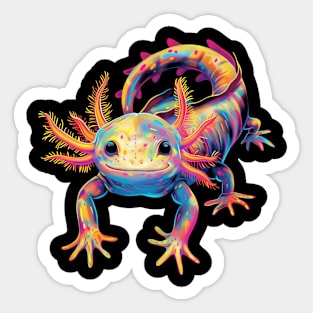 Axolotl Amphibian Pop Art Sticker